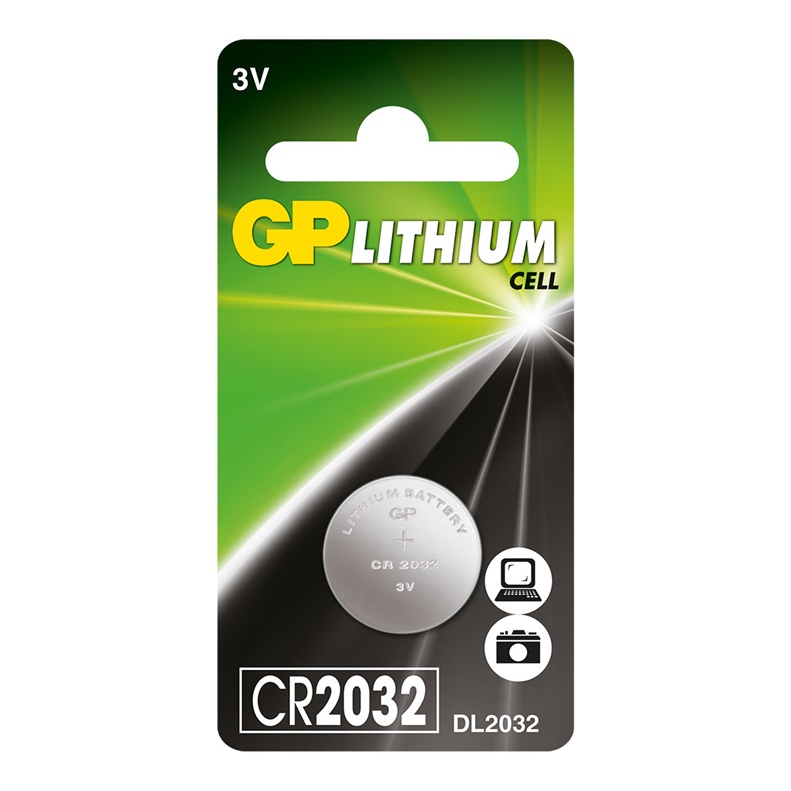 Liitiumpatarei GP Batteries GPPBL2032007, CR2032, 3 V