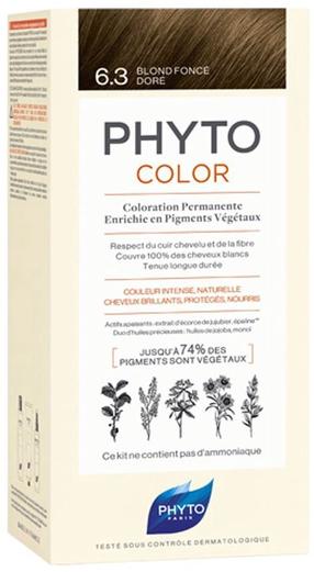 Juuksevärv Phyto Phytocolor, dark golden blonde v., 6.3, 112 ml