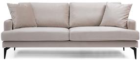 Sofa Hanah Home Papira 560ARE1310, šviesiai ruda sp., 205 x 90 cm x 88 cm