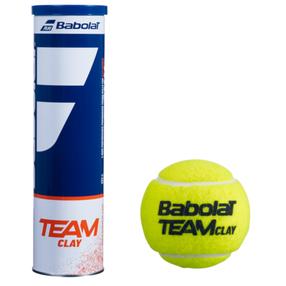 Tenisa bumbiņu komplekts Babolat Team Clay 1614, dzeltena krās., 4 gab.