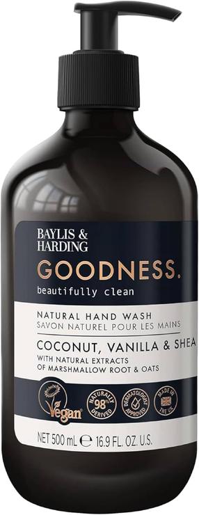 Šķidrās ziepes Baylis & Harding Goodness Coconut Vanilla & Shea, 500 ml