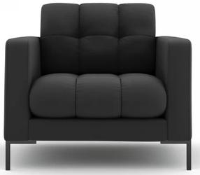 Krėslas Micadoni Home Mamaia 1 Seat, tamsiai pilka sp., 87 cm x 92 cm x 75 cm