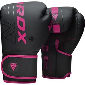 Poksikindad RDX F6 Matte BGR-F6MP-8OZ, must v./roosa v., 8 oz