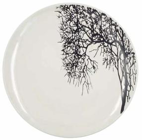 Šķīvis pusdienu Newill Tree, Ø 20.5 cm, bēša krās.
