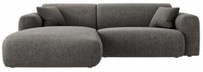 Kampinė sofa Cosmopolitan Design Nolio Haga 16, pilka sp., kairinė, 170 x 235 cm x 72 cm