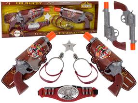 Komplekts Lean Toys Cowboy 13372 Brūna krās./Pelēka krās.