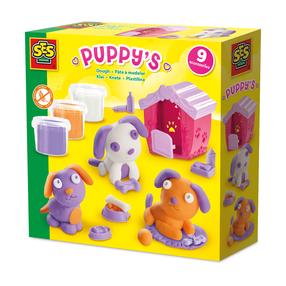 Modelino komplekt tööriistadega, - SES Creative Puppy's