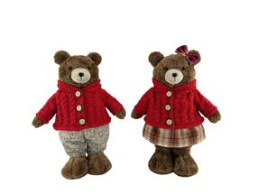 Kalėdinė dekoracija, "Meškutis" Christmas Touch CK614-Q25302AB, 31 cm, (spalva/dizainas parenkami atsitiktine tvarka)
