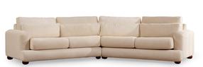Diivan Hanah Home River 4 4, hele pruun v., vasak, 105 x 330 cm x 90 cm