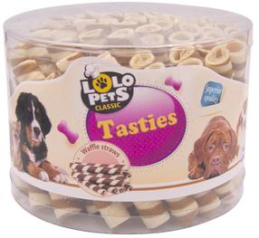 Gardums suņiem Lolo Pets Classic Tasties Waffle Straws, 60 gab.