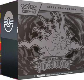 Kortų žaidimas Pokemon TCG Mega Evolution Pitch Black Elite Trainer