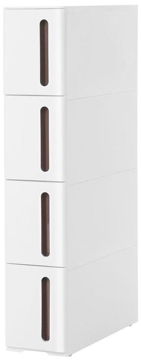 Pakabinama spintelė Songmics Storage Rack, balta, 17 cm