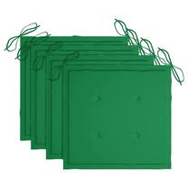 Kėdžių pagalvėlė VLX Garden Chair Cushions 47592, žalia sp., 40 cm x 40 cm, 4 vnt.