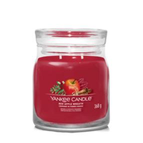 Свеча, ароматическая Yankee Candle Signature Red Apple Wreath, 50 час, 368 г, красный цв.