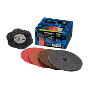 Šlifavimo diskas Pferd CC-SET 115 M14 F, 36 - 220, 11.5 cm x 11.5 cm, 5 vnt.