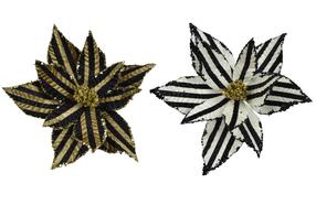 Dirbtinė gėlė, puansetija, (spalva/dizainas parenkami atsitiktine tvarka), 27 cm