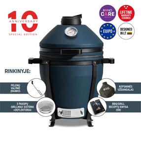 Grilis Kamado Bono Minimo EVO 16, navy blue matte sp., 41 cm