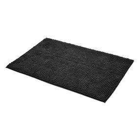 Vonios grindų kilimėlis Domoletti Palma HCO-0588C, juoda sp., 60 cm x 40 cm