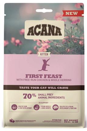 Sausas kačių maistas Acana First Feast Kitten, žuvis, 0.34 kg