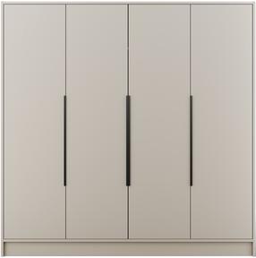 Skapis ADRK Palladio, melns krās./kašmira krās., 51 cm x 200 cm x 200 cm