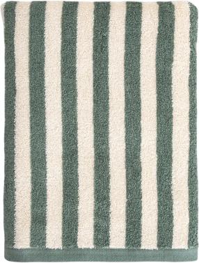 Vonios rankšluostis Homla Listra 243738, balta sp./žalia sp., 130 cm x 70 cm