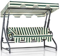 Lauko sūpynės Kalune Design Ruta 17, žalia sp., 110 cm x 200 cm x 165 cm