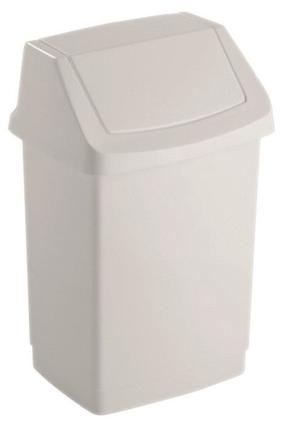 Мусорное ведро Curver Click-It, белый цв., 50 л, 63.5 см x 38.5 см