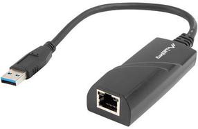 Vads Lanberg NC-1000-01 USB 3.0 to RJ-45 USB, RJ-45, 0.15 m