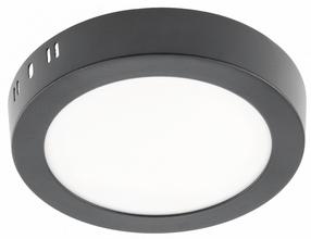 Šviestuvas lubų GTV Oris Plus LD-ORN13W-CBP-10, LED, 3000 °K, 1 x 13 W, balta sp. / juoda sp.