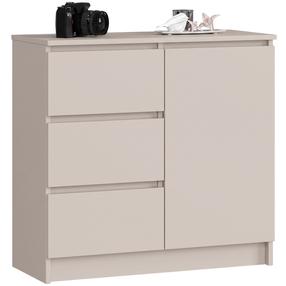 Komoda Akord K80 Jerry, kašmyro sp., 77 cm x 80 cm x 35 cm