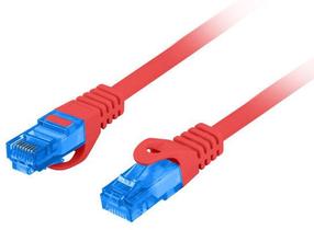 Laidas Lanberg S/FTP CAT.6A Patchcord RJ-45, RJ-45, 20 m, raudona sp.