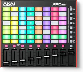 MIDI valdiklis AKAI Mini MK2, juoda sp.