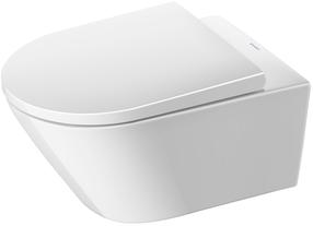 Tualete, pakarināms Duravit D-Neo, ar vāku, 370 mm x 540 mm