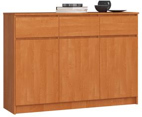 Komoda Akord K140, ruda sp., 99 cm x 138 cm x 40 cm