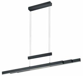 Lampa griesti Trio Trajan, LED, 2700 - 5000 °K, 1 x 45 W, balta krās./melna krās. / melna krās.