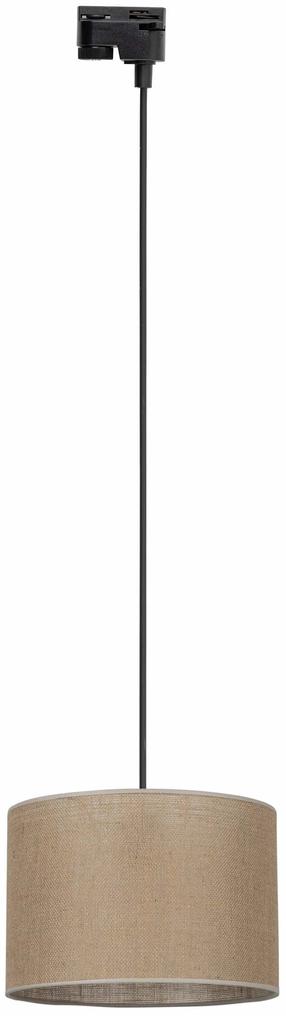 Lampa sliežu sistēmai TK Lighting Tracer, E27, 1 x 15 W, bēša krās. / melna krās., 30 x 30 cm