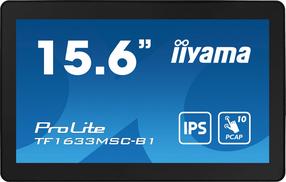 Monitors Iiyama ProLite TF1633MSC-B1, IPS, 60 Hz, FHD, 15.6"