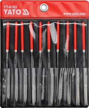 Набор пилок Yato YT-6163, полукруглая, 140 мм, металл, 10 шт.