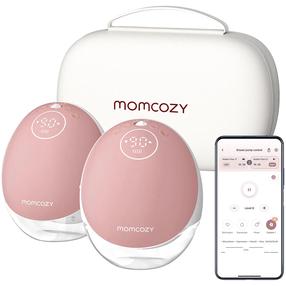 Krūts piena pumpja komplekts, elektriskie Momcozy M9 Double Pink
