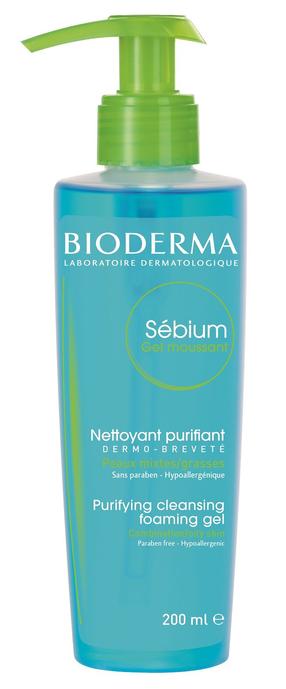 Sejas mazgāšanas želeja Bioderma Sebium Gel moussant, 200 ml