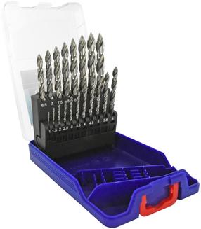 Metallist puurikomplekt Tivoly Smart Point, puit/metall/teras, hss, sirge, 1 mm x 18 cm