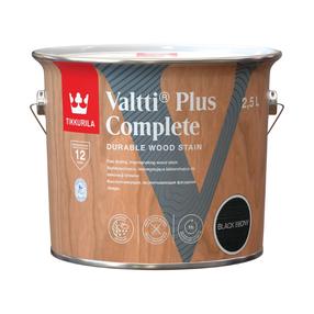 Medienos impregnantas Tikkurila Valtti Plus Complete, juoda sp., 2.5 l