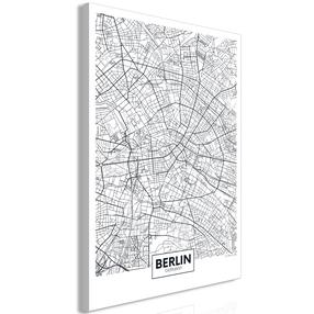 Репродукция Artgeist Map of Berlin N8578PWD, 40 см x 60 см
