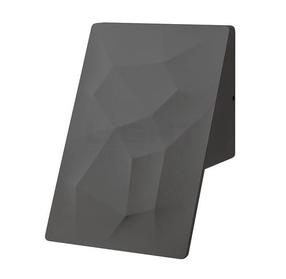 Āra sienas lampa Milagro Cracks, 10W, LED, IP44, melna krās., 14 cm x 20 cm