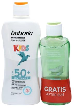 Средство для ухода за загаром для тела Babaria Kids SPF50+, 300 мл
