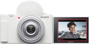 Digitālā fotokamera Sony Vlog ZV-1F, balta krās.