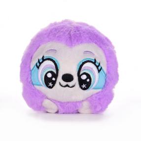 Pliušinis žaislas Bouncibles Sloth Mila, violetinė sp., 8 cm