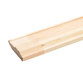 Grīdlīste 477036402320, 250 cm x 6 cm x 2 cm, priedes krās.