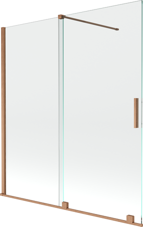 Vannas siena Mexen Velar II, 150 cm x 150 cm, brushed copper krās./rūdītais