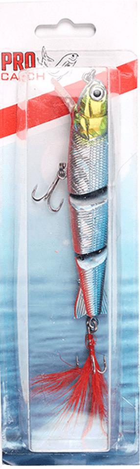 Vobleris PRO Catch R135, 10.5 cm, sidabro sp./raudona sp./žydra sp.